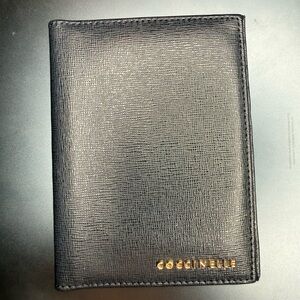 Coccinelle Black Leather Key & Card Holder